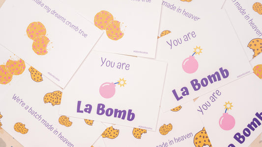 La Bomb Note Cards & Custom Message