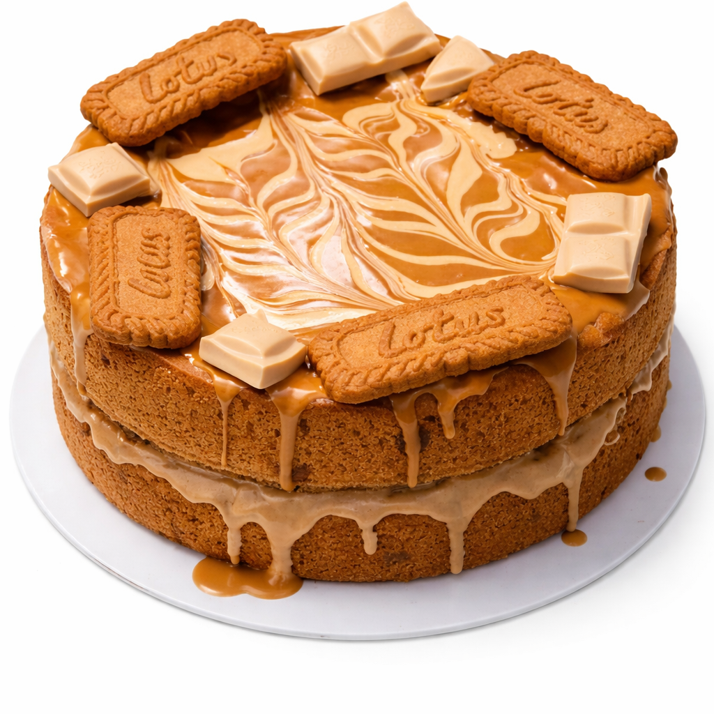 Lotus Biscoff & Caramilk layer Cookie Cake (Pickup Only)
