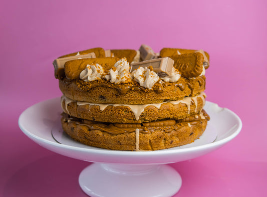 Lotus Biscoff & Caramilk layer Cookie Cake