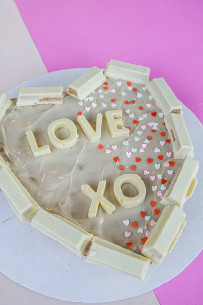 Heart Cookie Cake