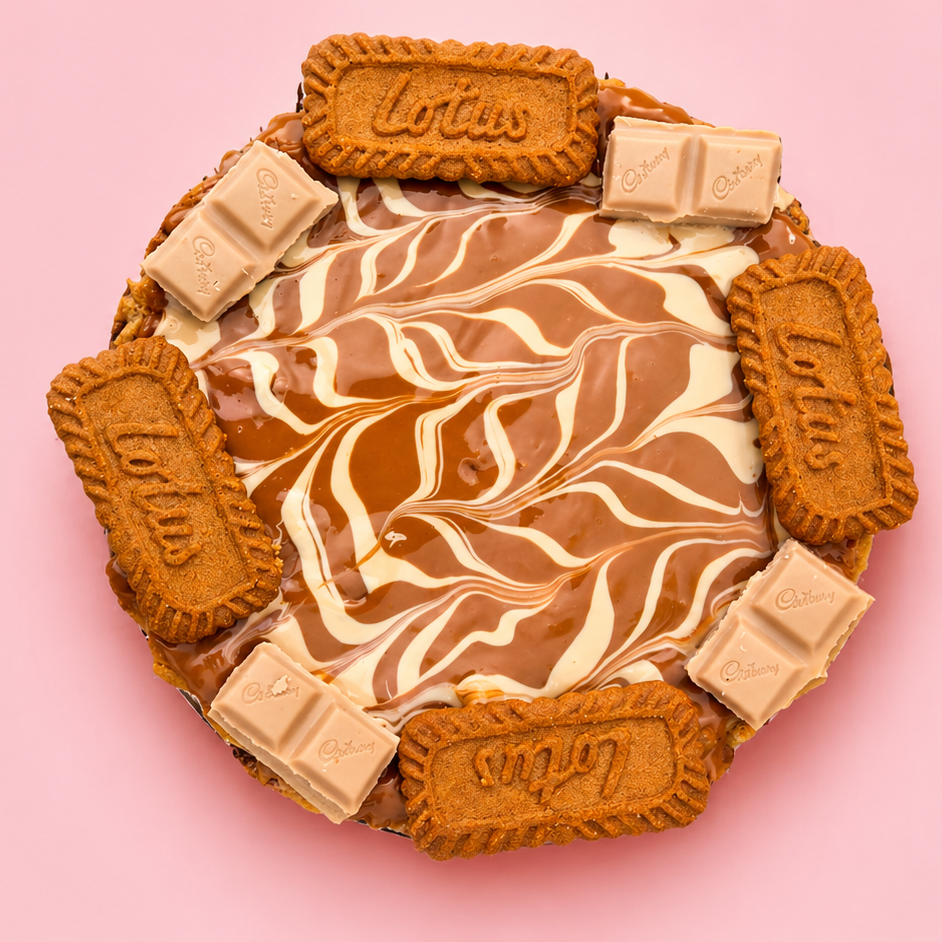 Lotus Biscoff & Caramilk Cookie Cake (PICK UP ONLY)