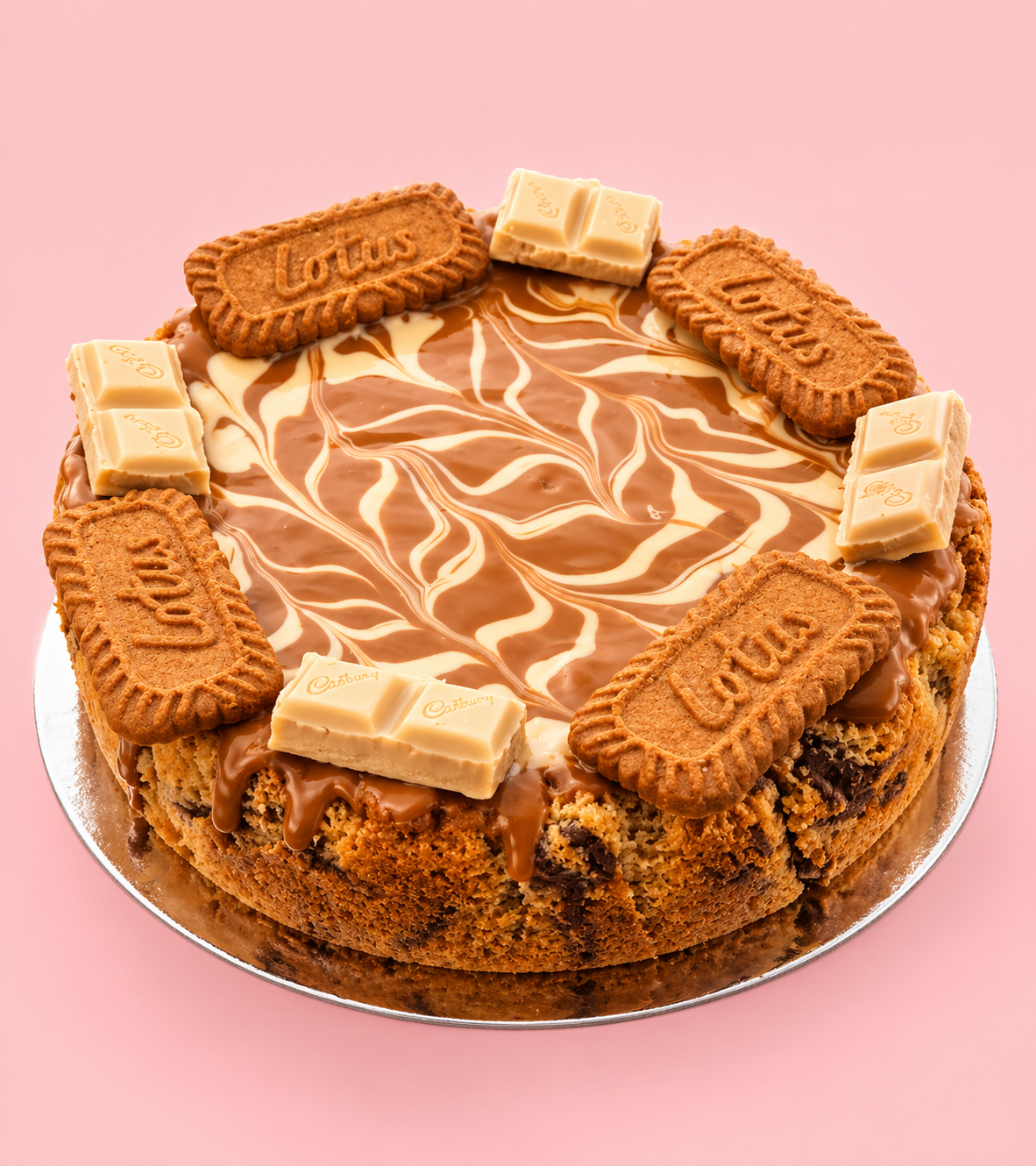 Lotus Biscoff & Caramilk Cookie Cake (PICK UP ONLY)