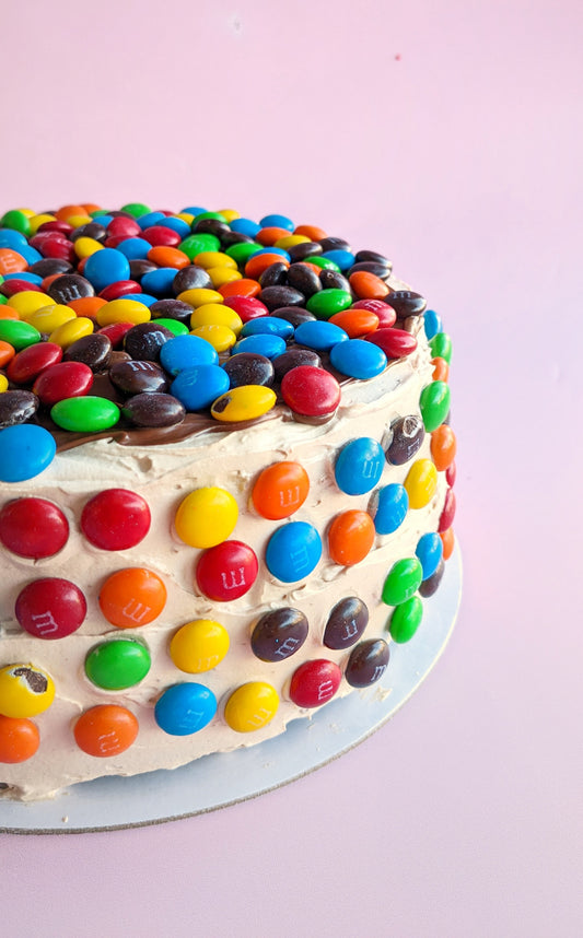 M&M's and Nutella Cookie Cake